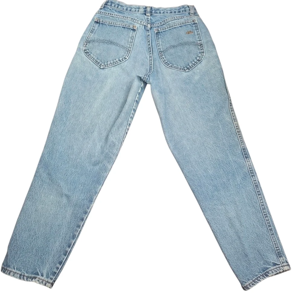 Chic Light Blue Straight Leg Jeans